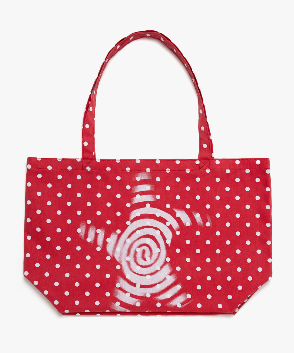 webhouse - 상품 이미지상품 이미지 Twister Star Tote Bag - Dot Red