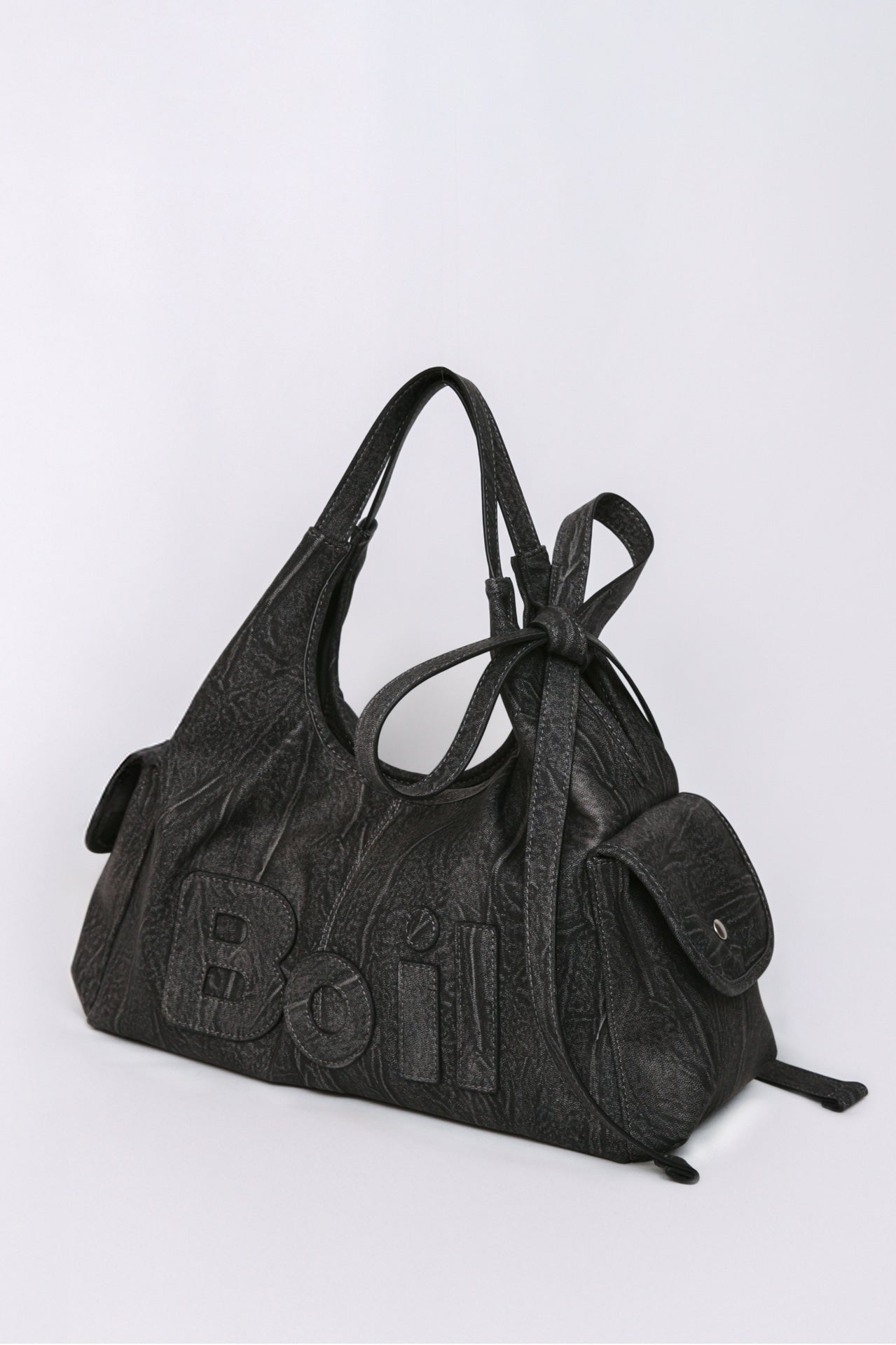 BOIL TALE - 메간 백 (WASHED BLACK)