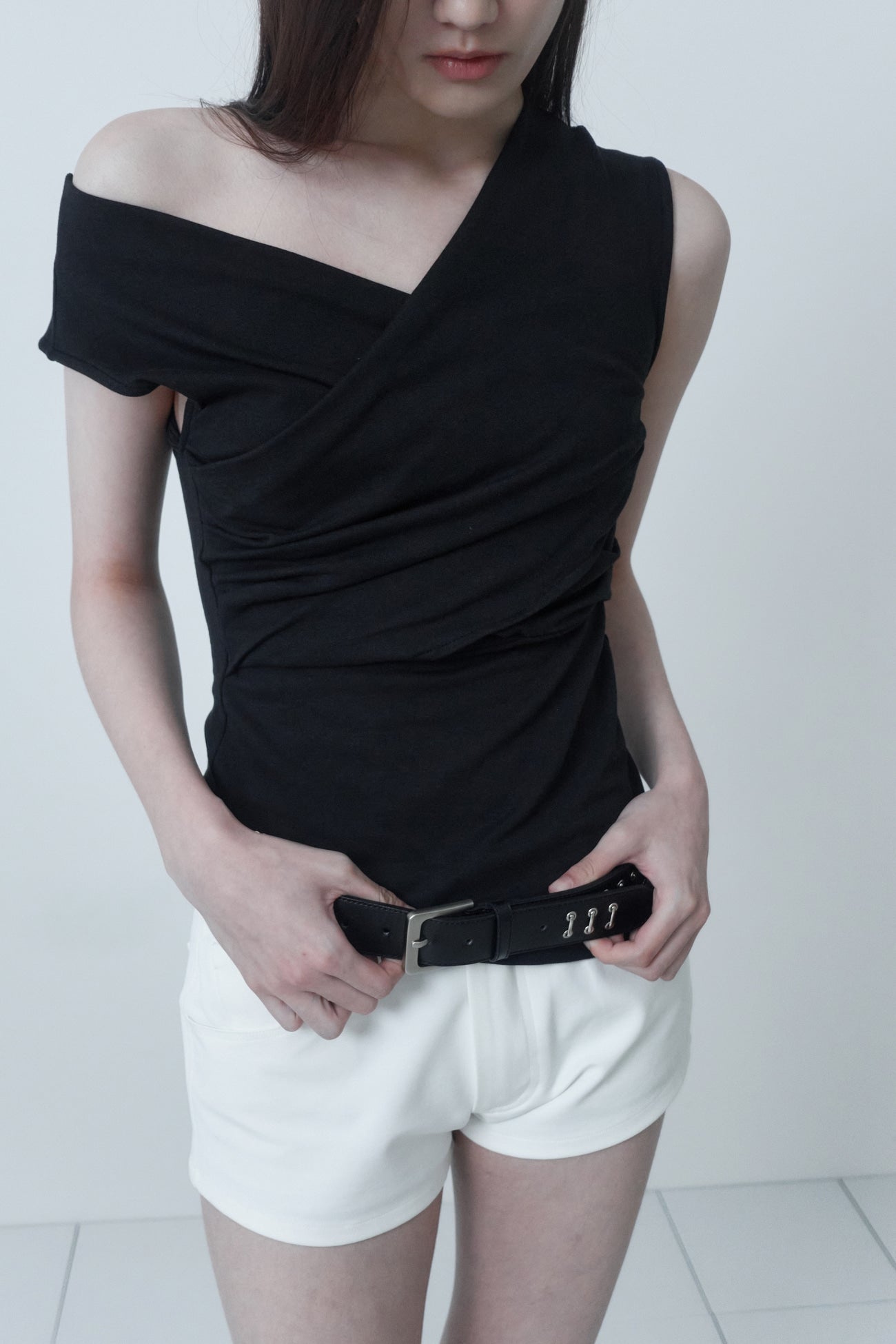 cerric - STAPLER BELT / BLACK