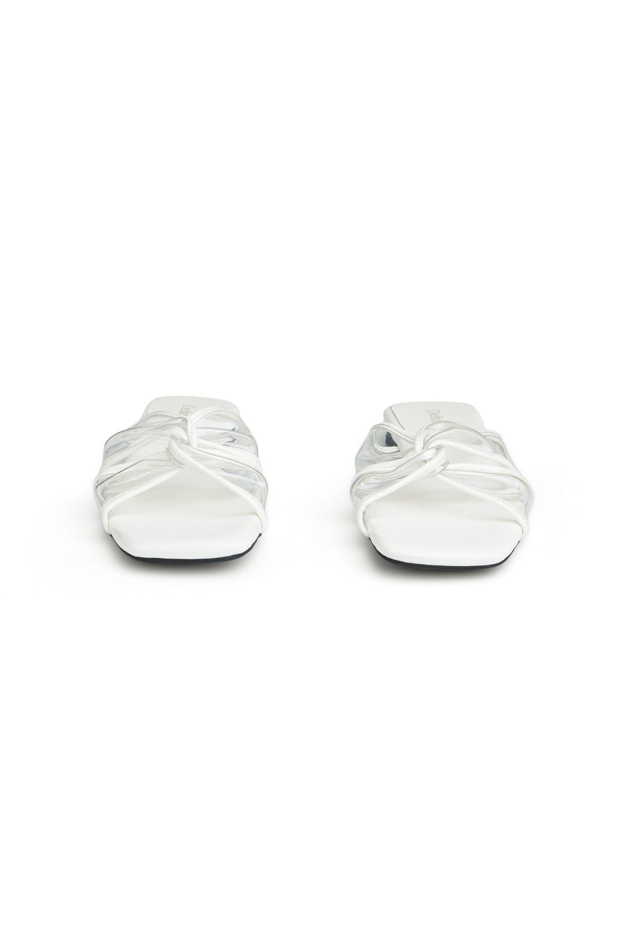 Deinet - JELLY TWISTED SLIPPERS IN WHITE