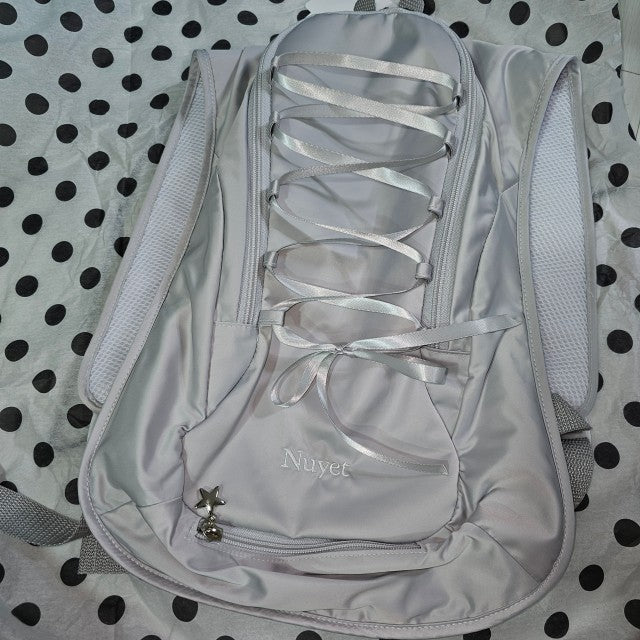 Nuyet - Lace up backpack _ Grey