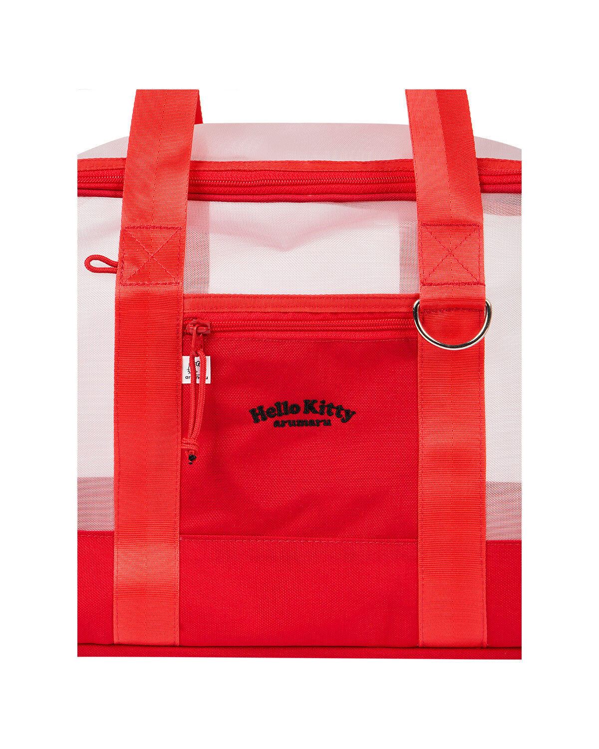 HELLO KITTY X ARUMARU CARRY BAG_RED