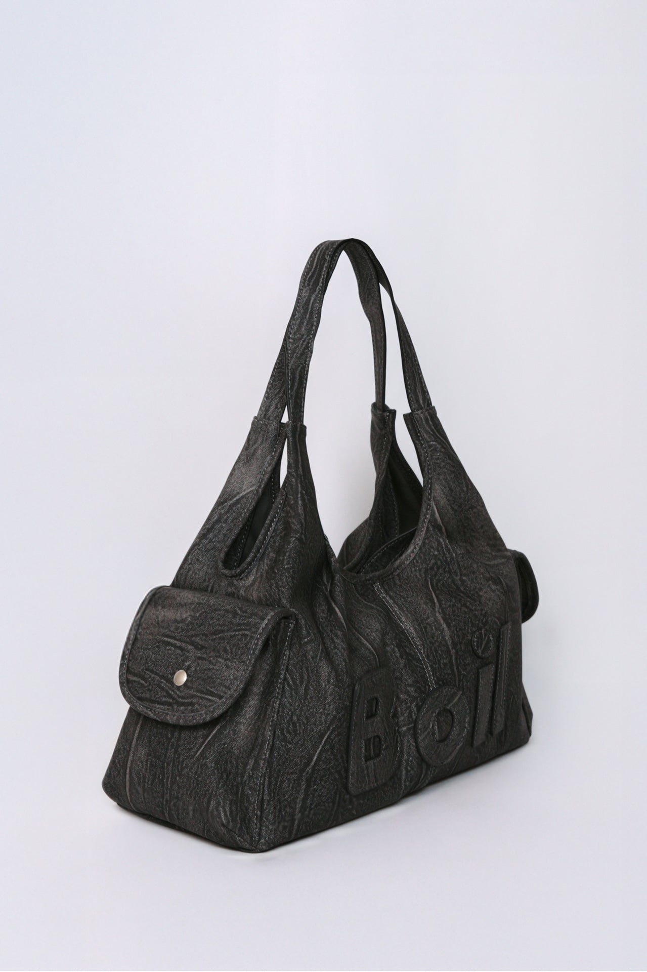 BOIL TALE - 메간 백 (WASHED BLACK)