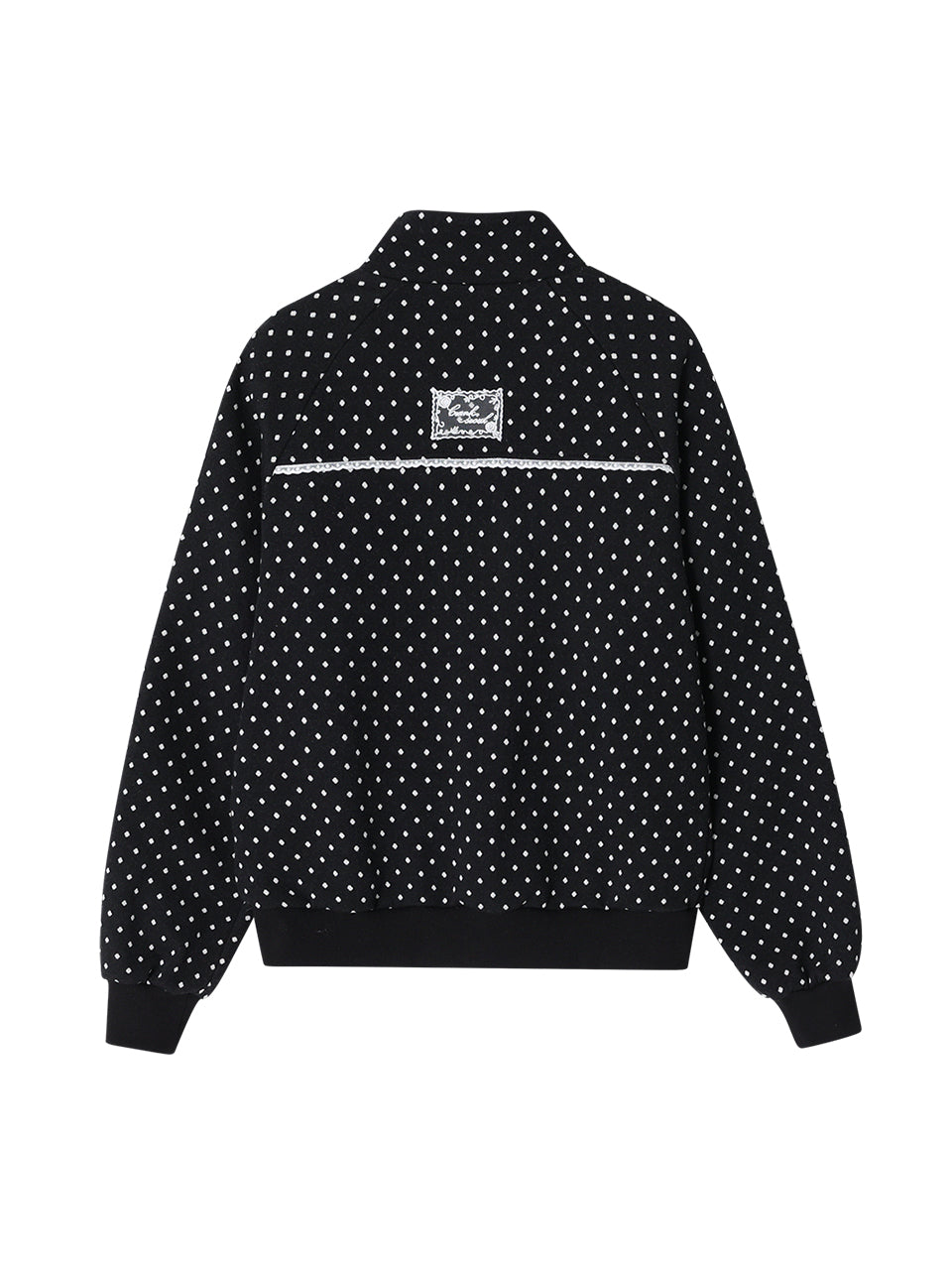 crank-ROSE DOT TRACK JACKET( BLACK / NAVY /OATMEAL )