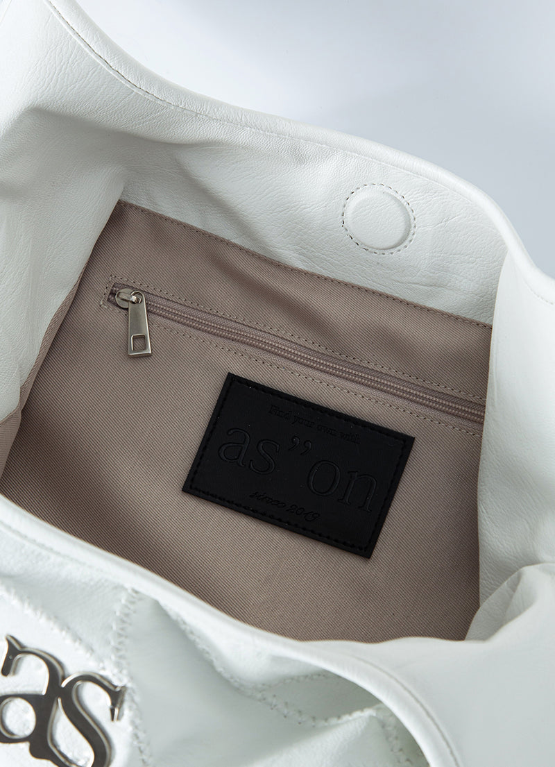 ASON - BECKY SHOULDER BAG / WHITE