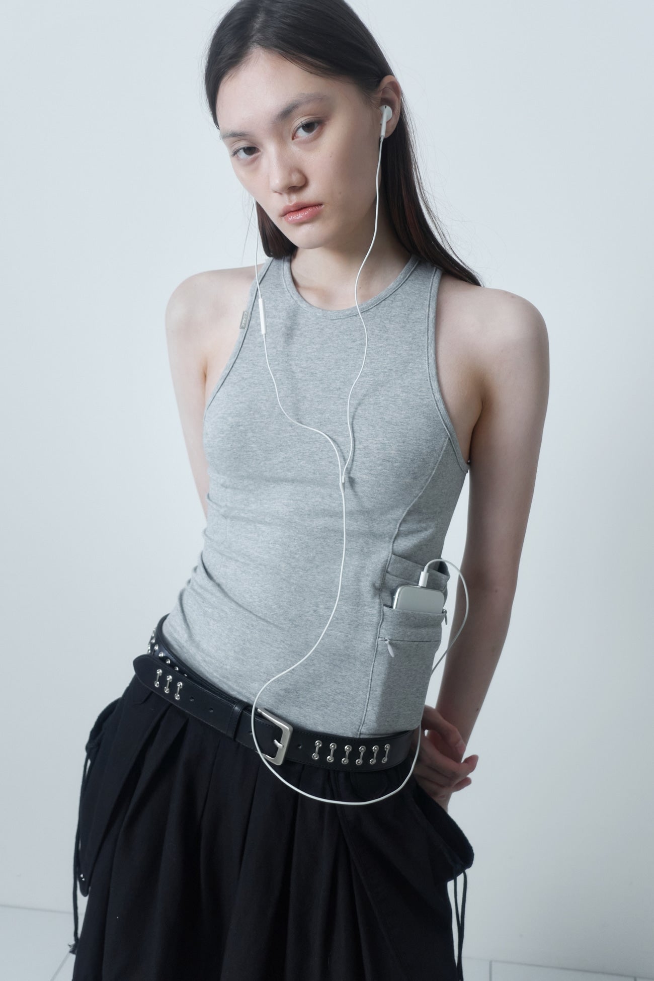 cerric - STAPLER BELT / BLACK