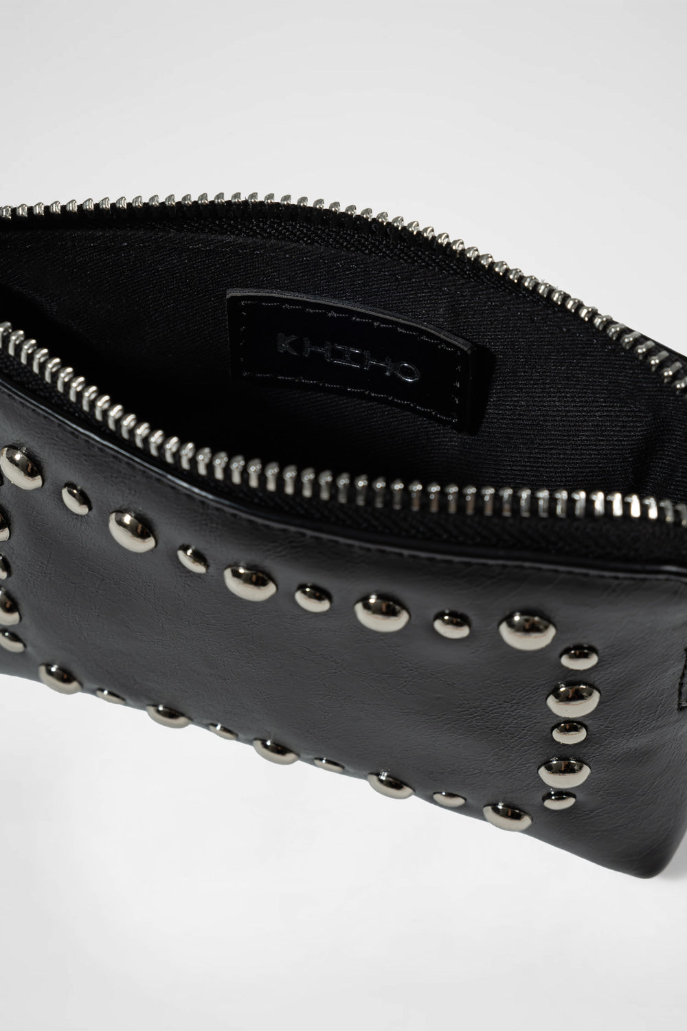 KHIHO - STUD POPO POUCH / BLACK