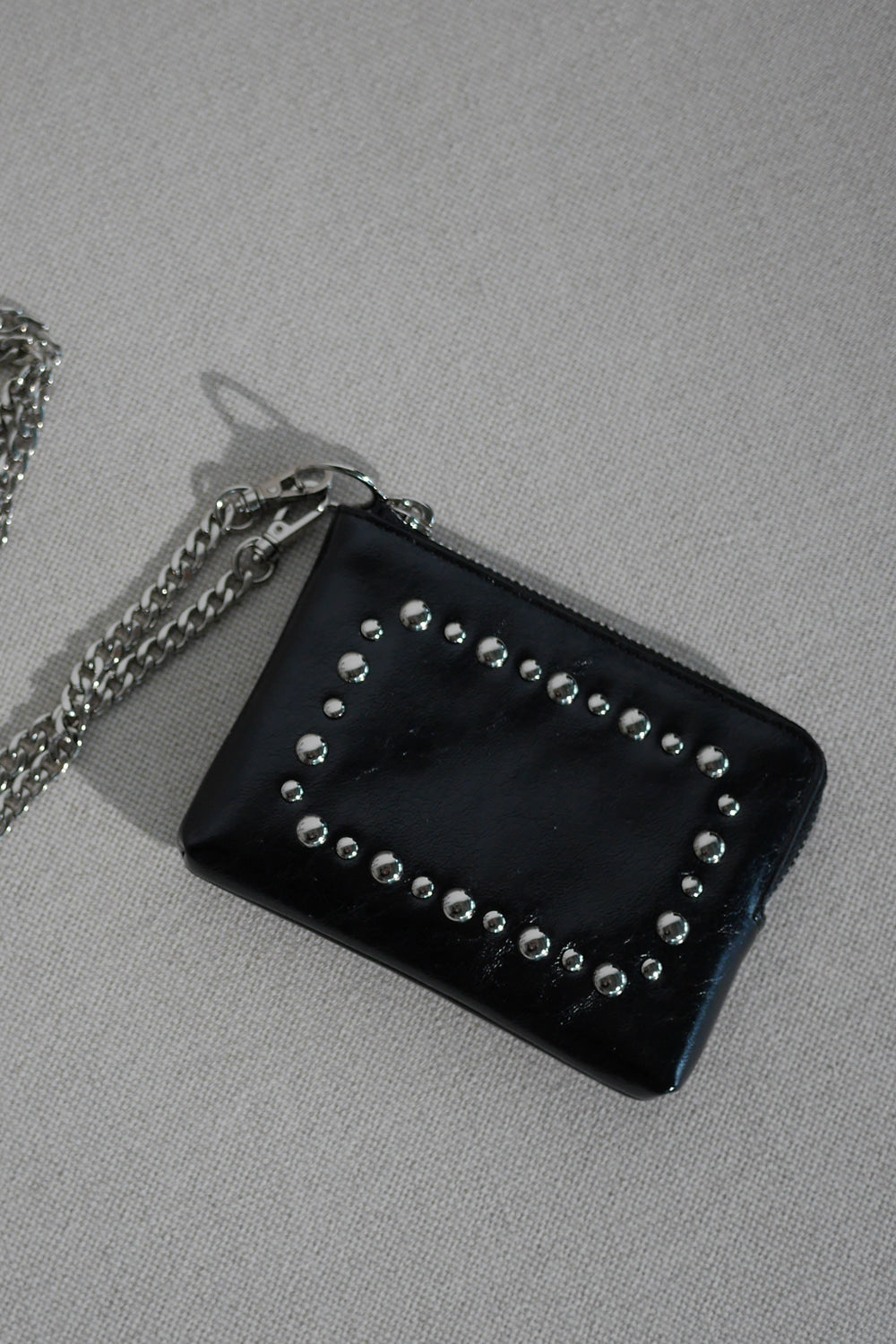 KHIHO - STUD POPO POUCH / BLACK