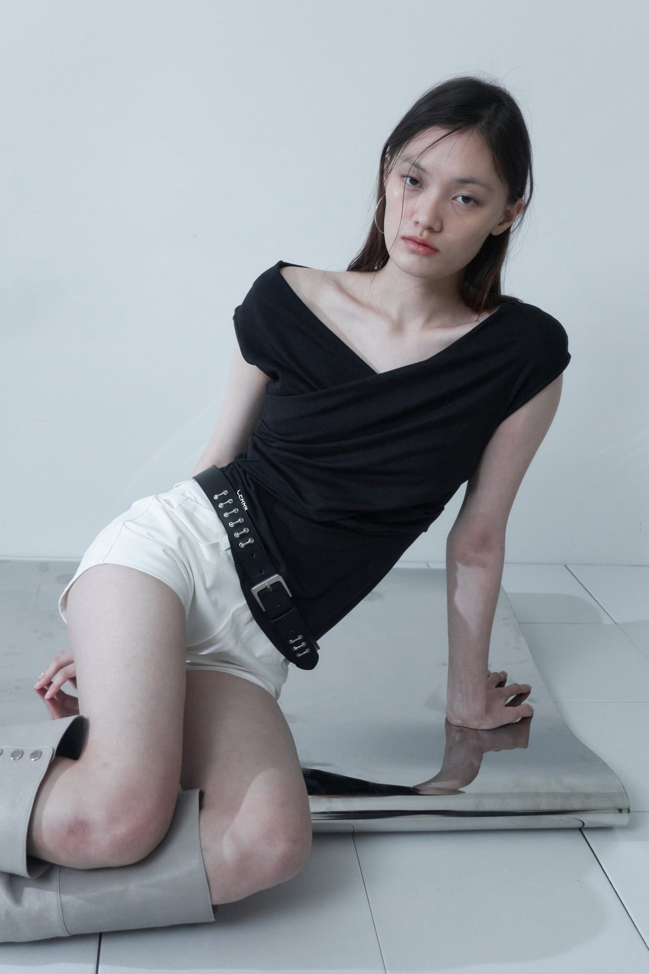 cerric - STAPLER BELT / BLACK
