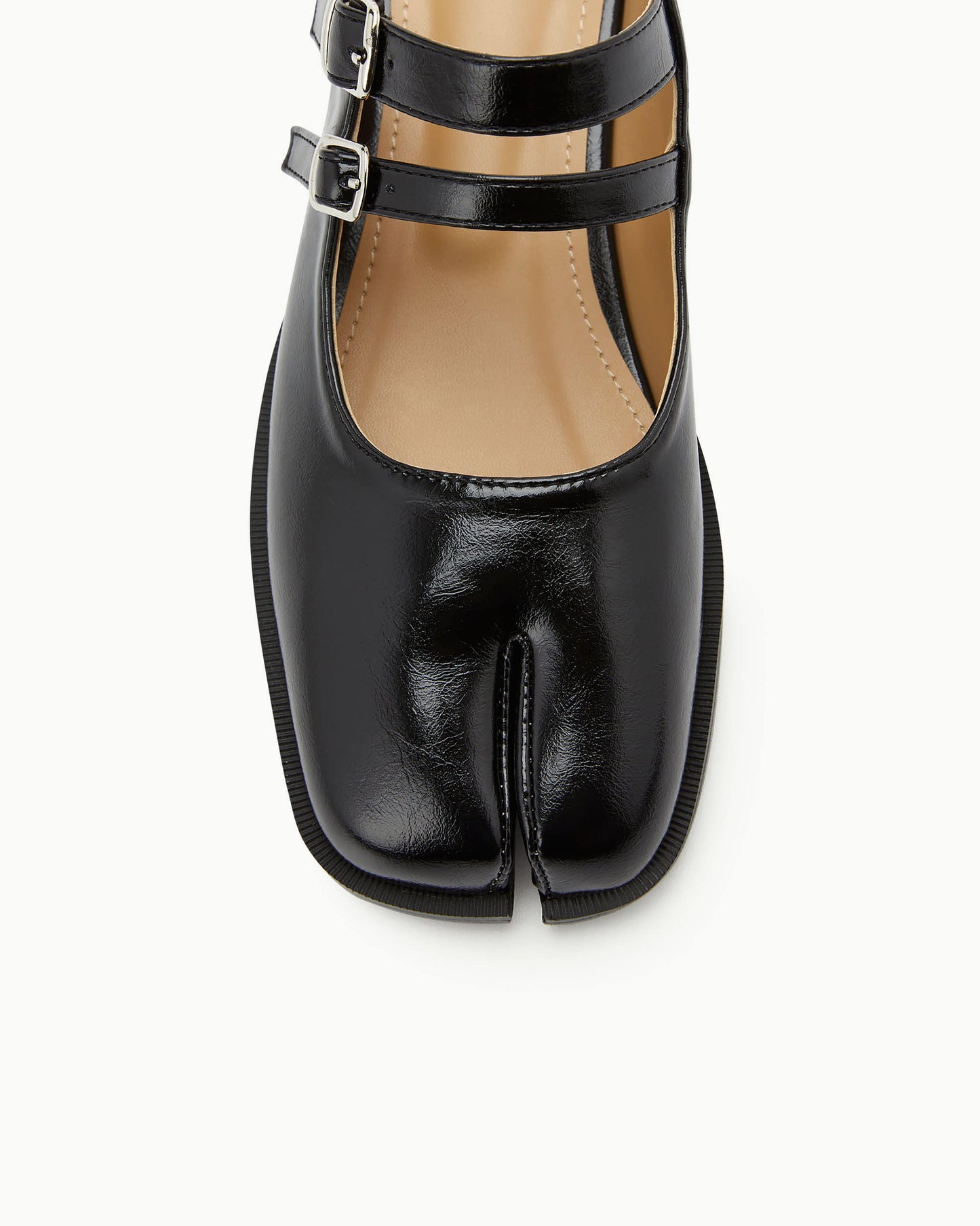 PAES - Double Buckle Mule / Black