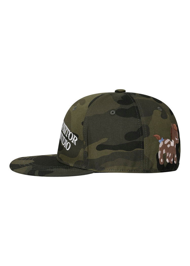 the museum visitor - PONY EMBROIDERY CAP (CAMO)