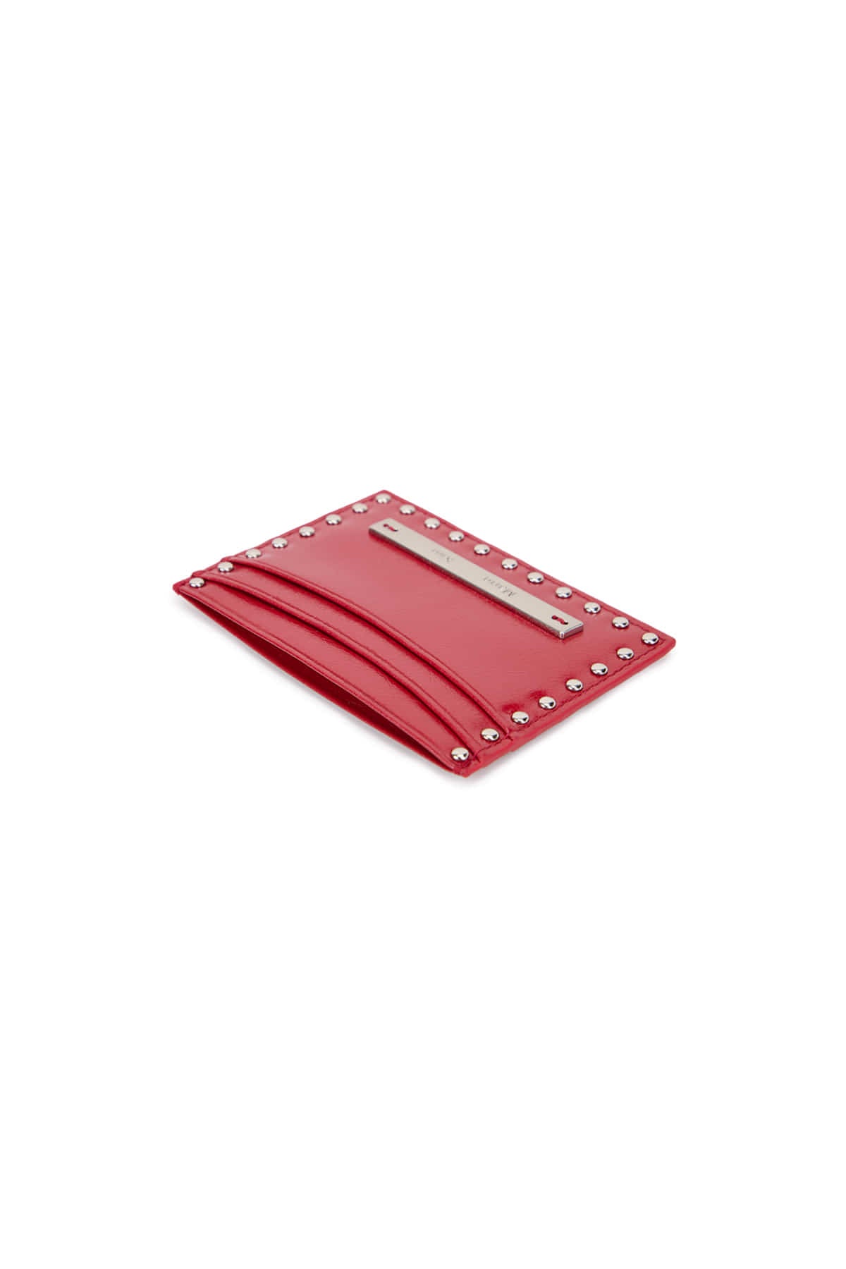 Matin Kim - WESTERN STUD CARD WALLET IN RED