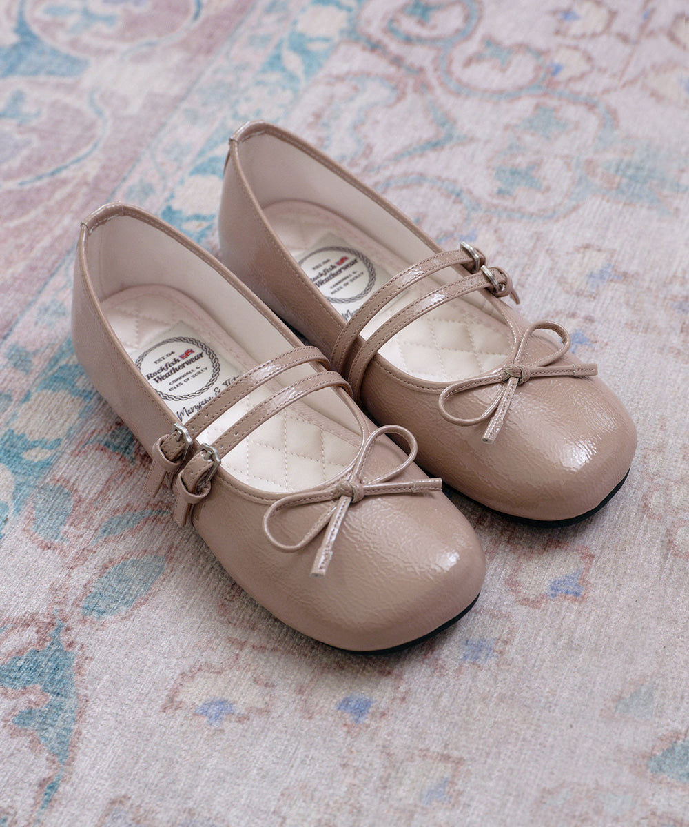 Rockfish Weatherwear - SQUARE TOE TWO STRAP MARYJANES(ENAMEL) - 3 colors