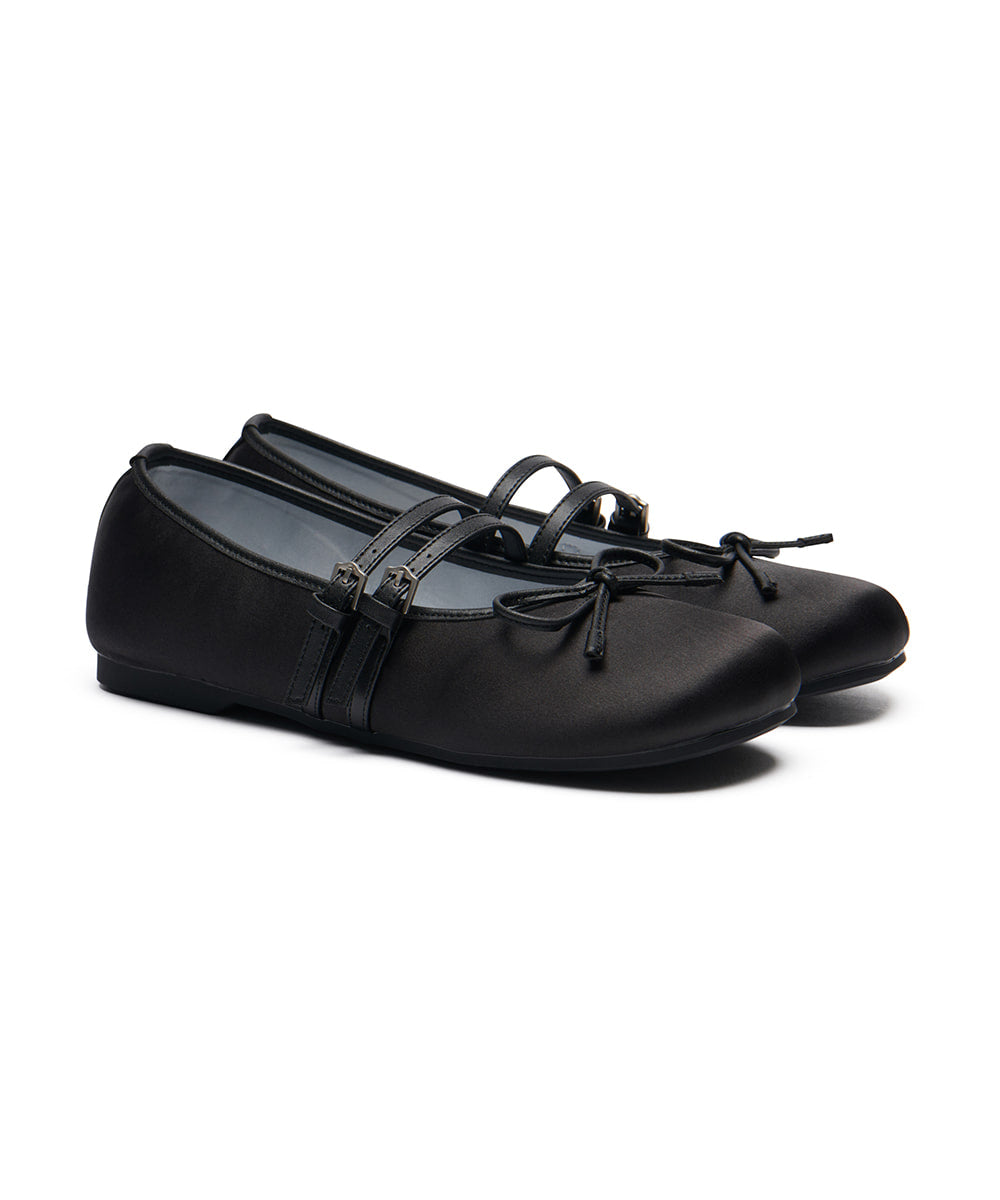 Rockfish Weatherwear - SQUARE TOE TWO STRAP MARYJANES(SATIN) - 3 colors