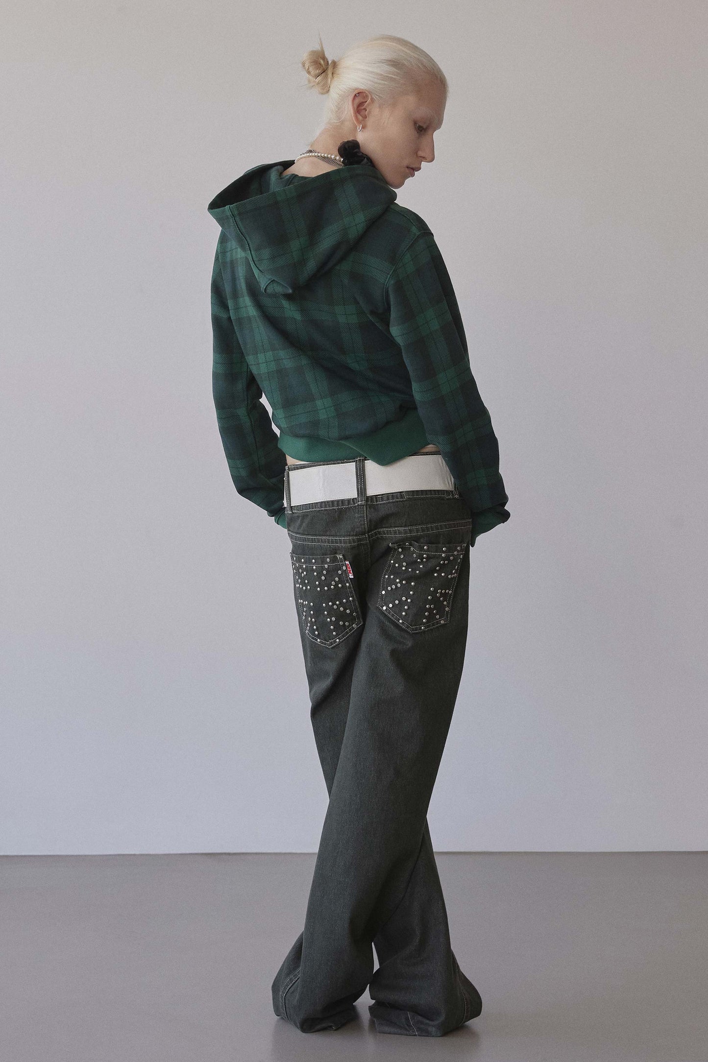 Sculptorpage - Union Jack Engineered Denim Indigo Gray