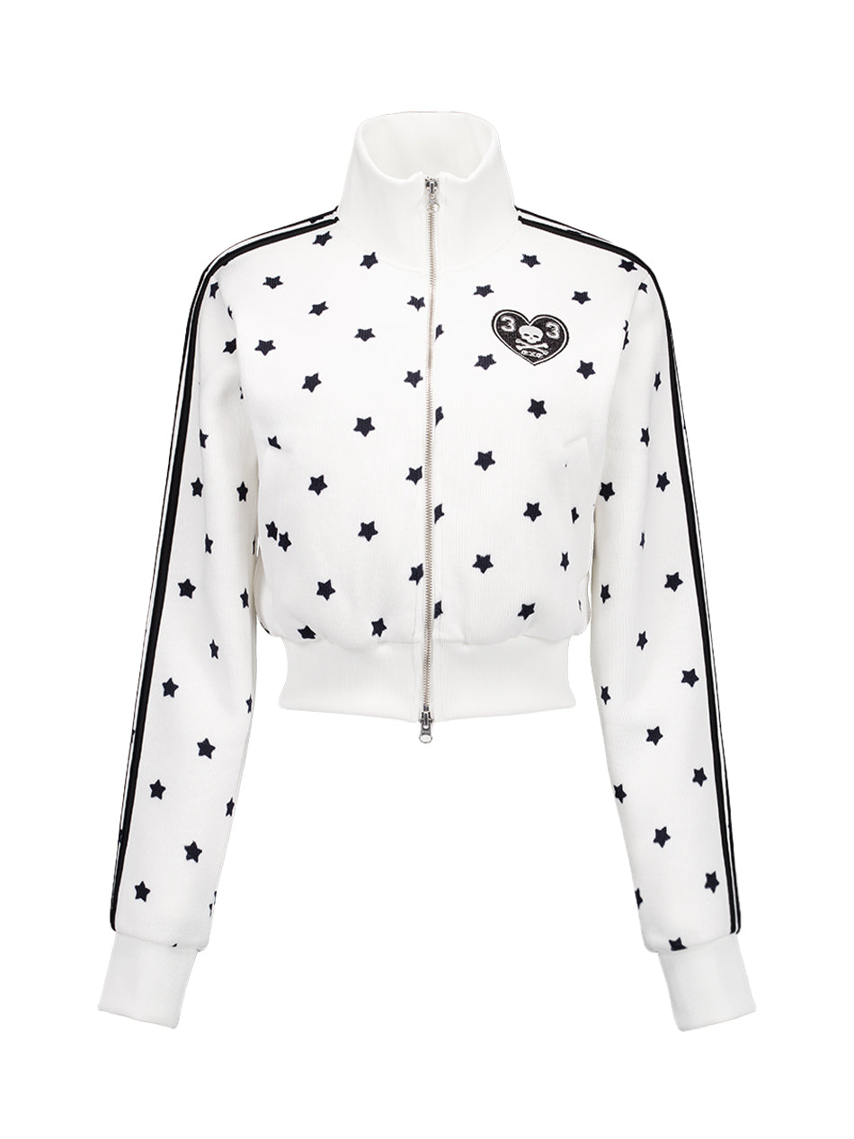 setupexe-STAR SPORTY ZIP-UP / IVORY