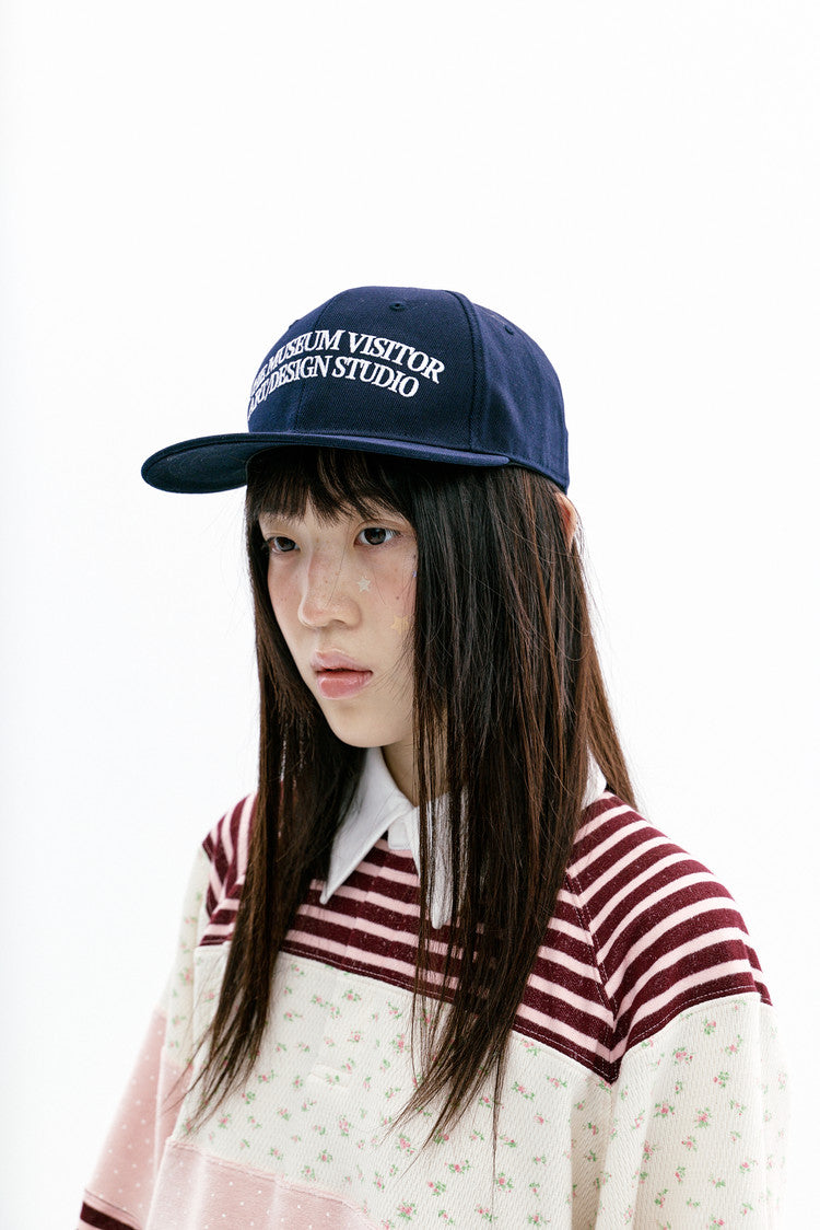 the museum visitor - PONY EMBROIDERY CAP (NAVY)