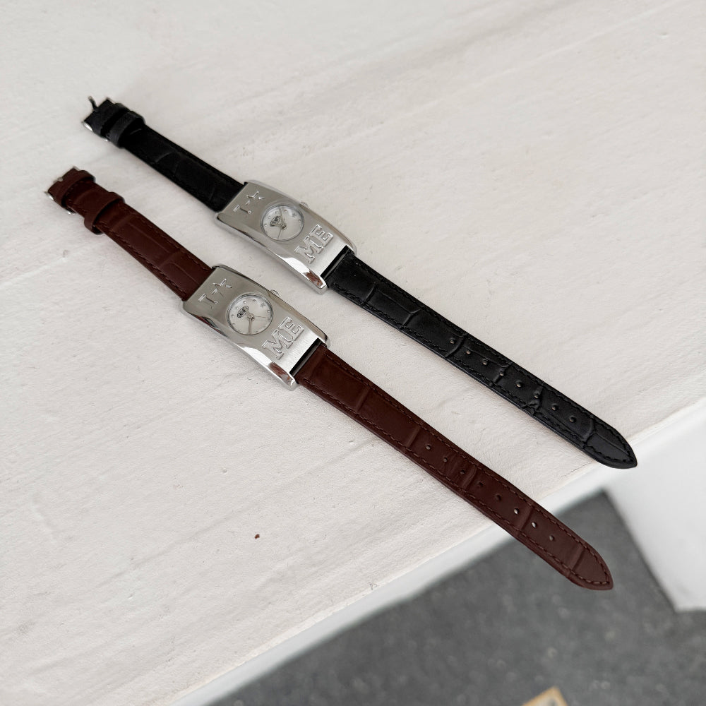 grumpy-(Only Grumpy) Star Me Leather Watch