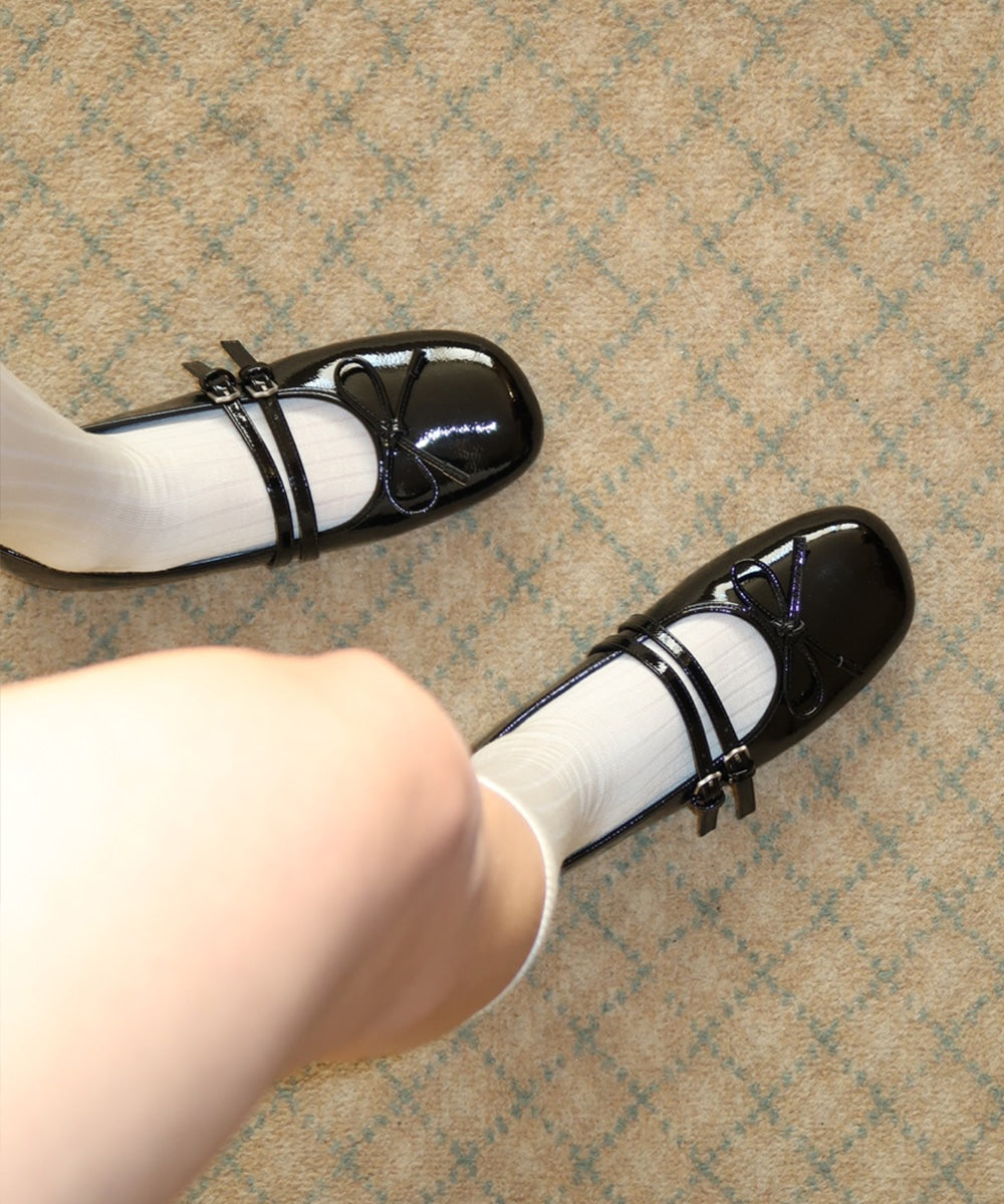 Rockfish Weatherwear - SQUARE TOE TWO STRAP MARYJANES(ENAMEL) - 3 colors