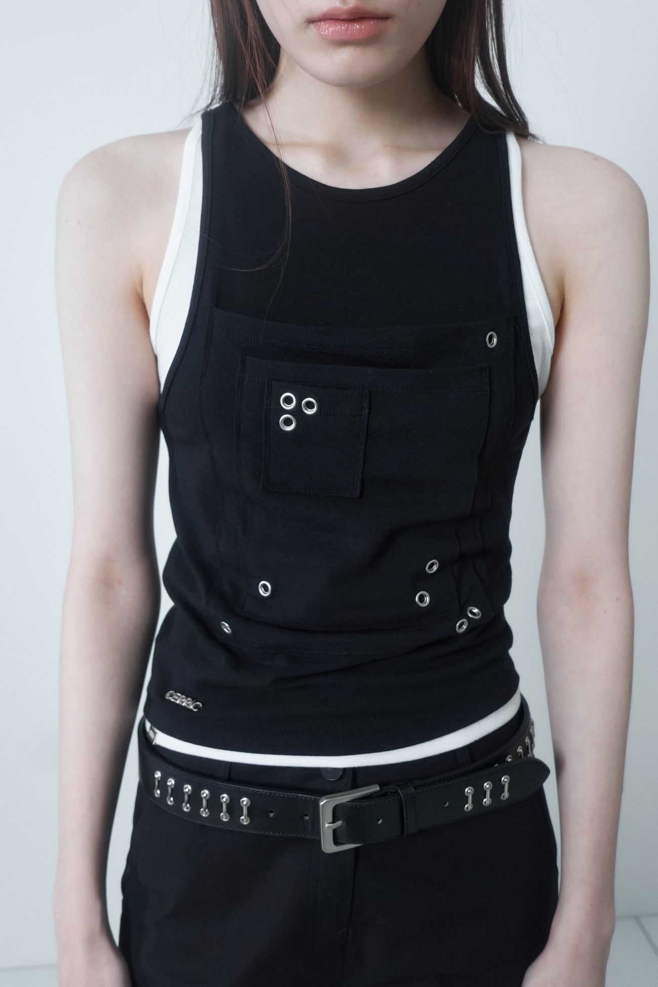 cerric - STAPLER BELT / BLACK