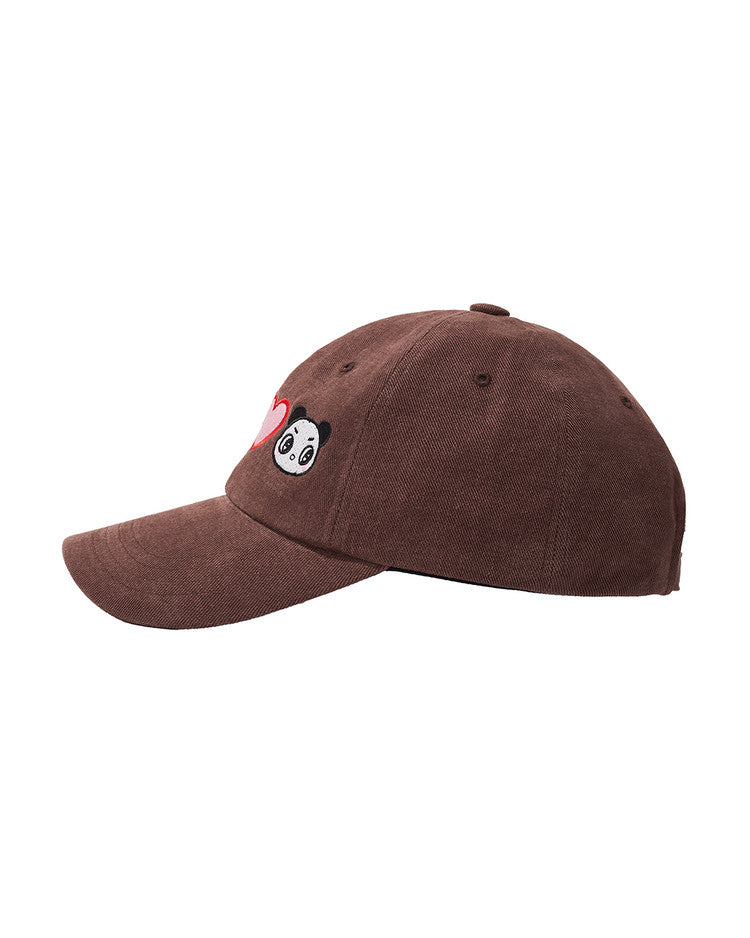 the museum visitor - TMV PANDA BALLCAP (BROWN)