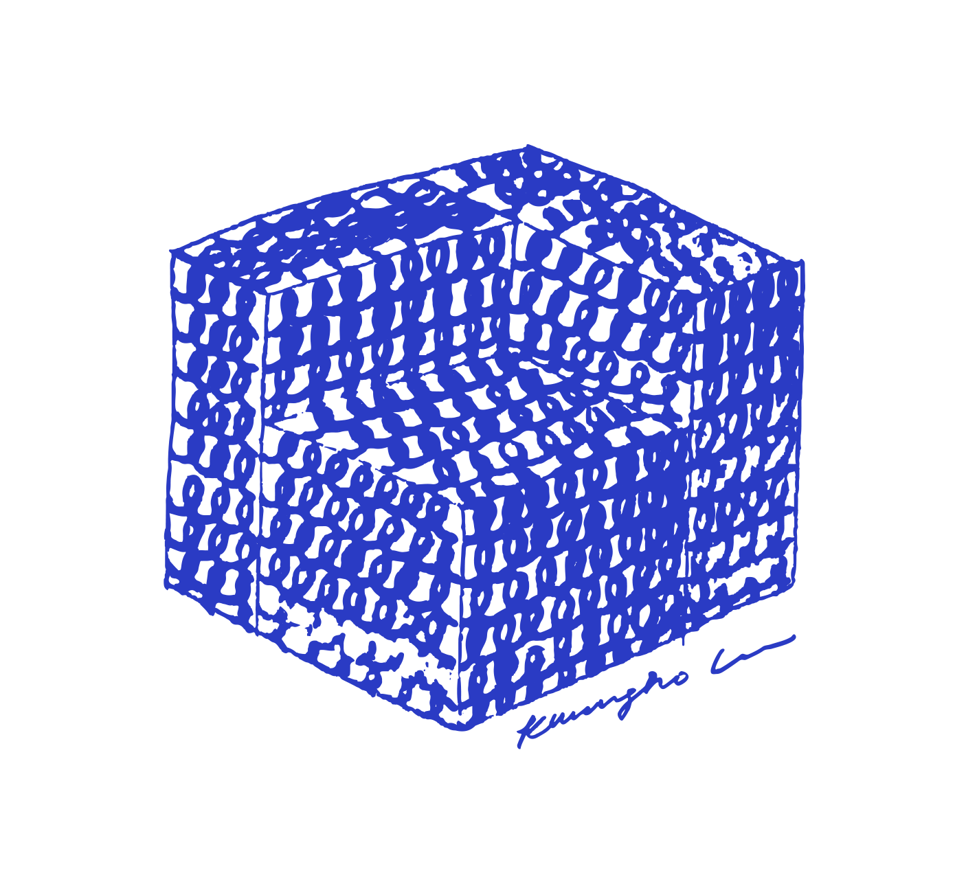 Pesade | Obsession object candle - Blue