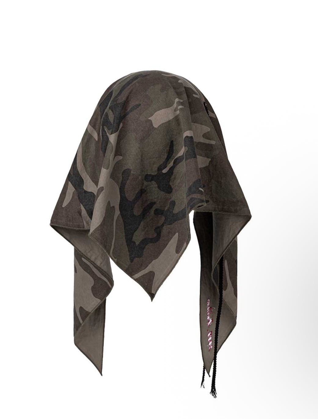 2000archives - STRAPPY SCARF CAP (CAMO) (해외배송 가능상품)