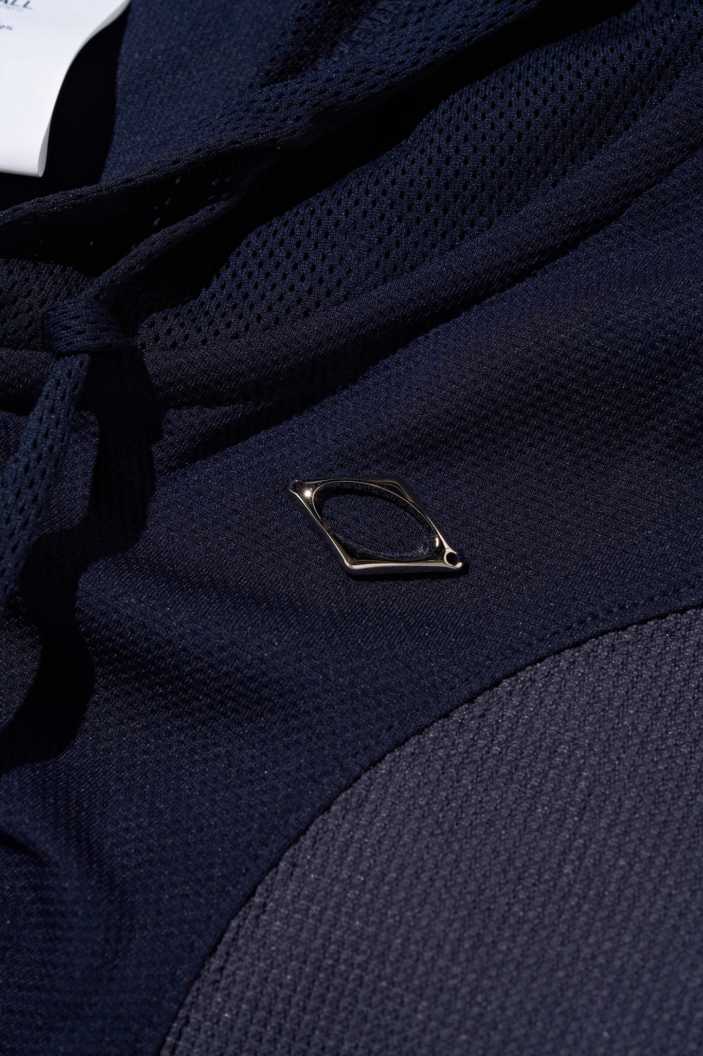 MISCHIEF - HOODED TRACK HALF ZIP-UP_NAVY MULTI