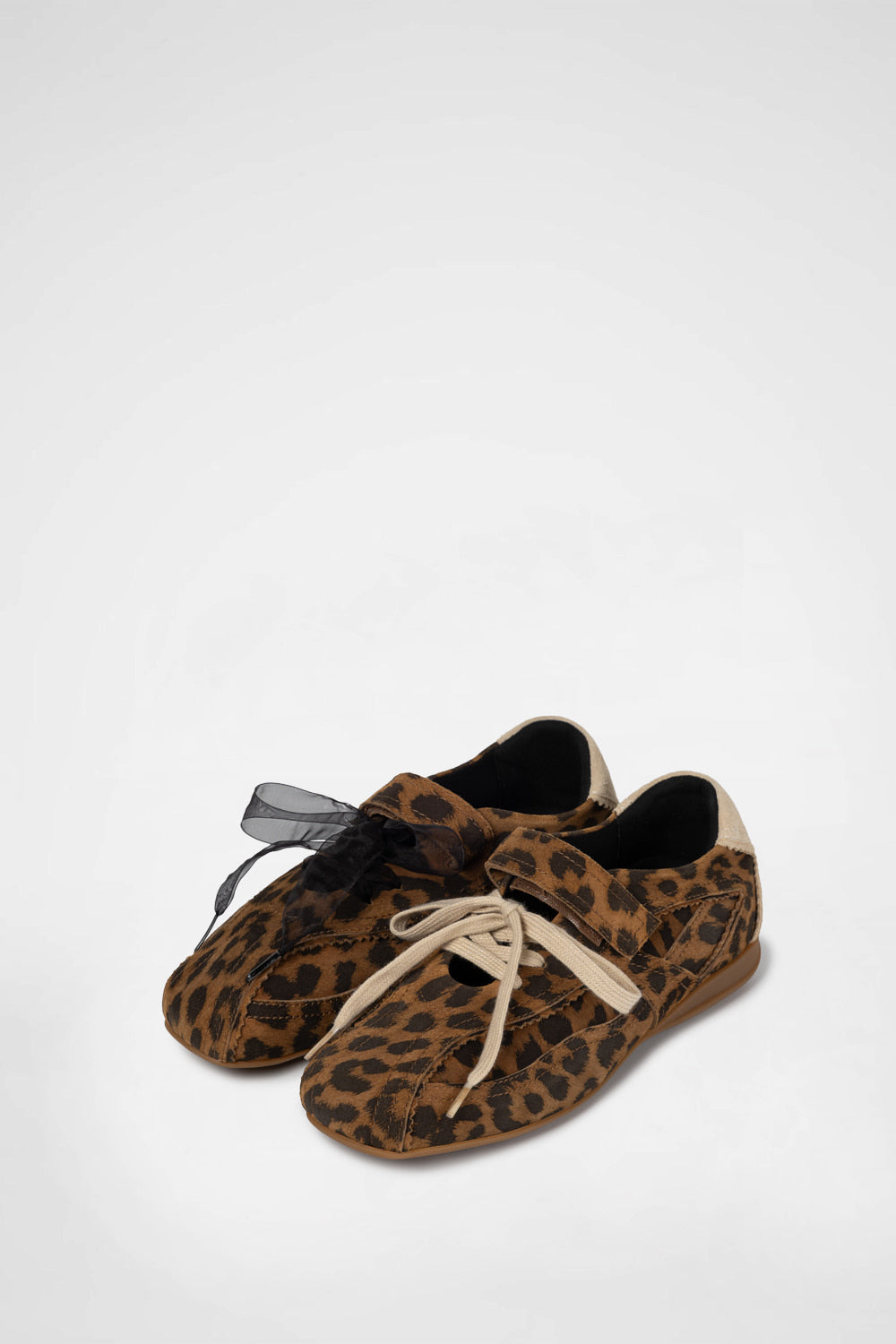 KHIHO - PINKING MARY JANE SNEAKERS / LEOPARD