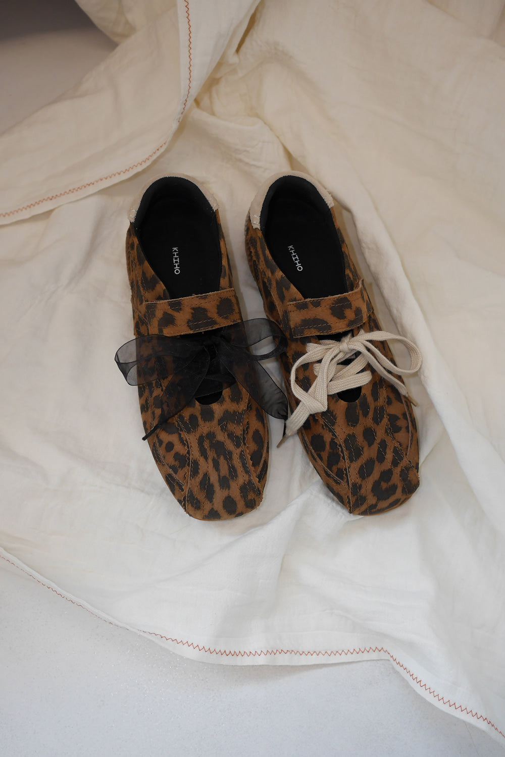 KHIHO - PINKING MARY JANE SNEAKERS / LEOPARD