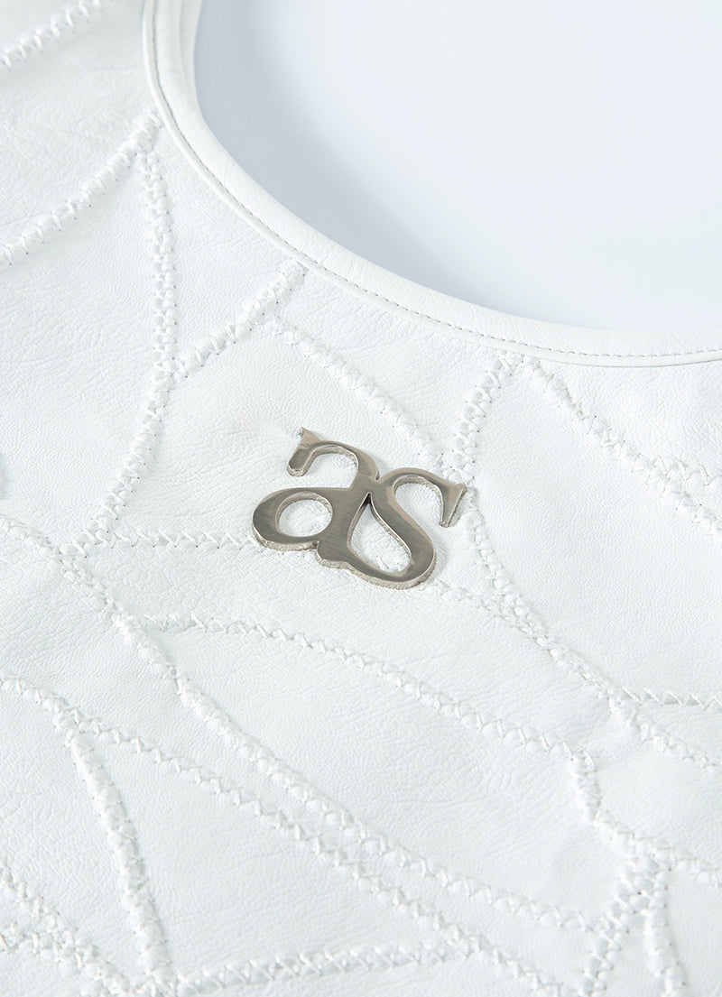 ASON - BECKY SHOULDER BAG / WHITE