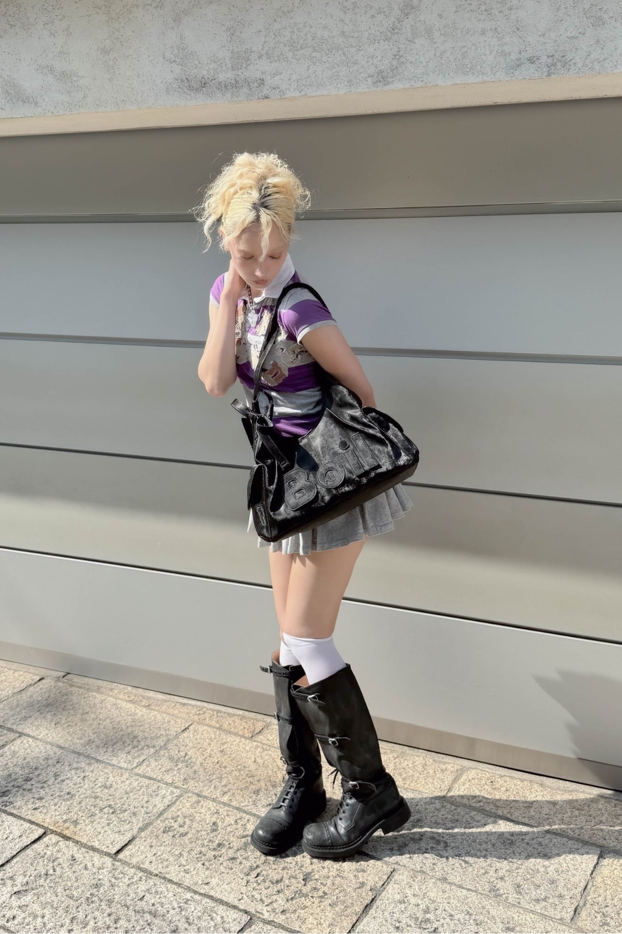 BOIL TALE - 메간 백 (SILKY BLACK) • 9/9일 예약발송