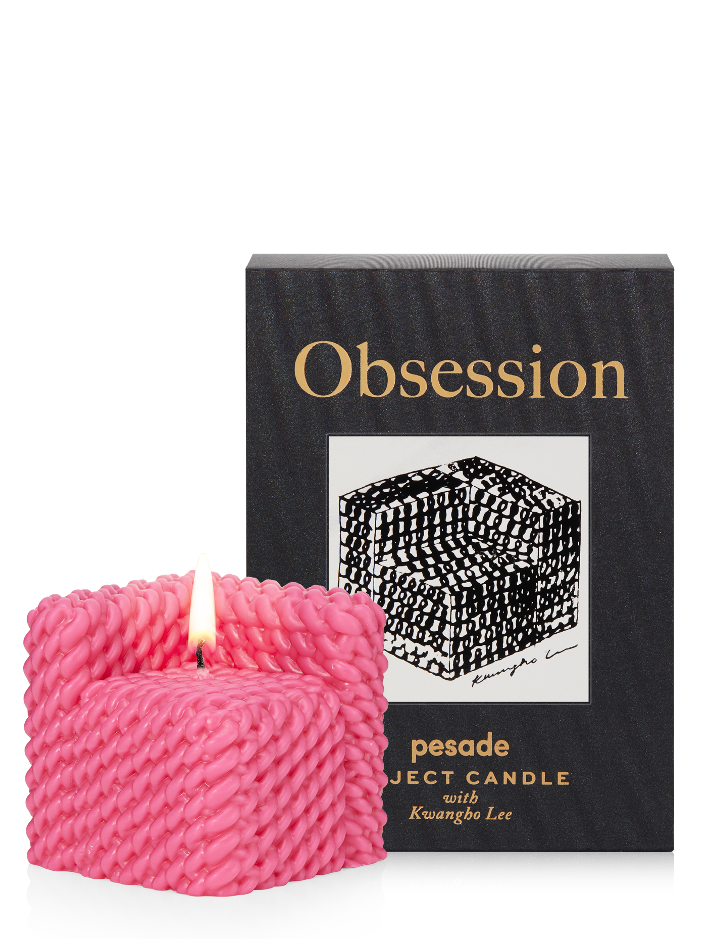 Pesade | Obsession object candle - Pink