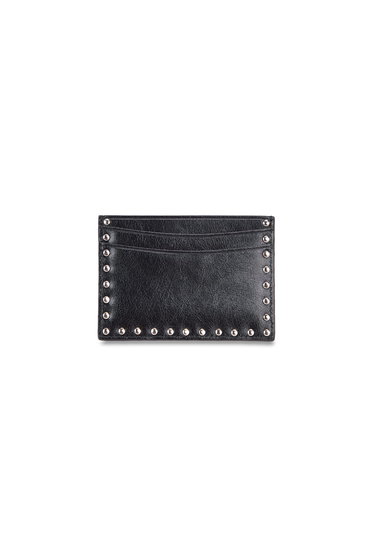 Matin Kim - WESTERN STUD CARD WALLET IN BLACK