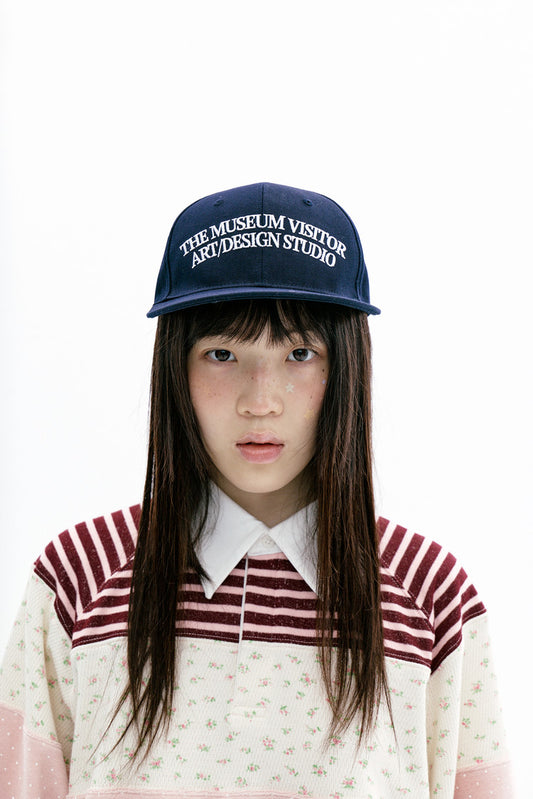 the museum visitor - PONY EMBROIDERY CAP (NAVY)