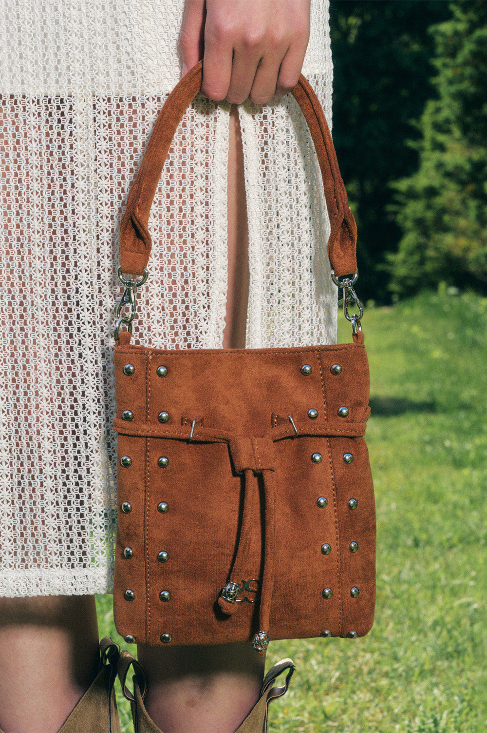 illigo - Suede Stud Mini Back
