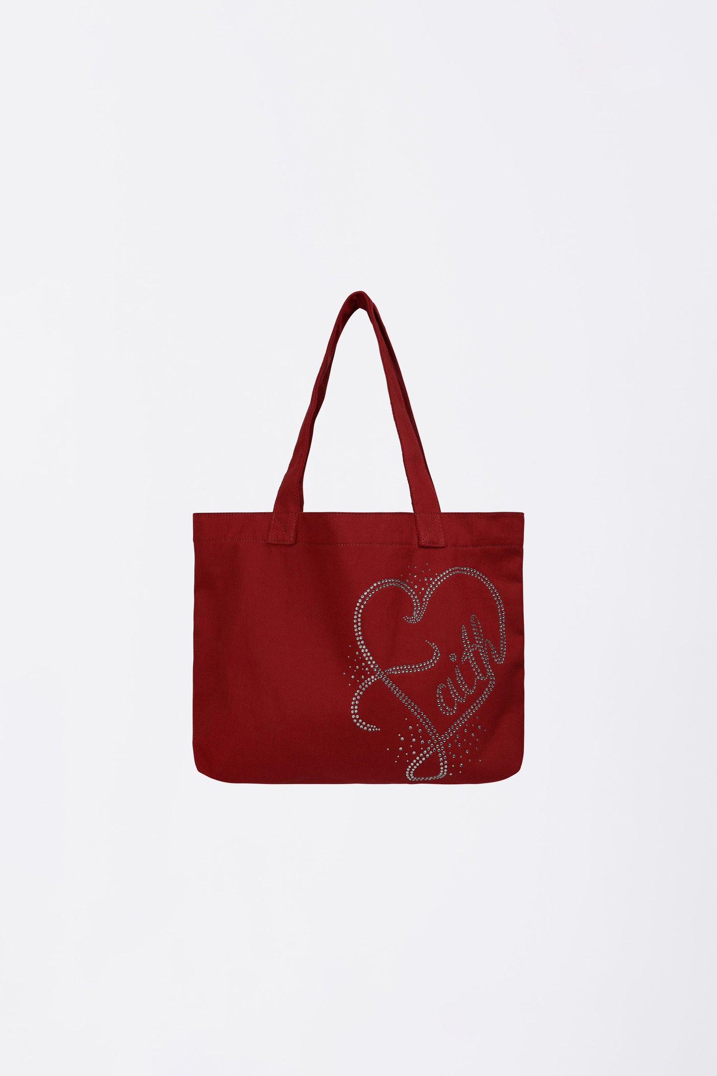 Sculptorpage - Faith Rhinestone Eco Bag Red