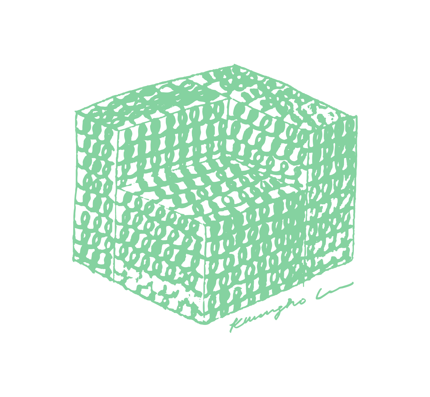 Pesade | Obsession object candle - Green