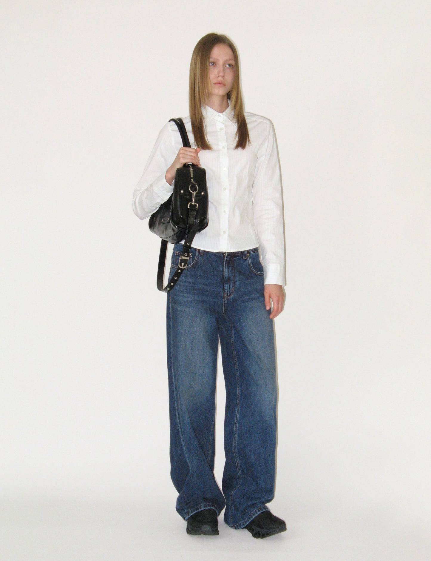 sunburnproject - Faux Leather M.O.S Bag (BLACK)