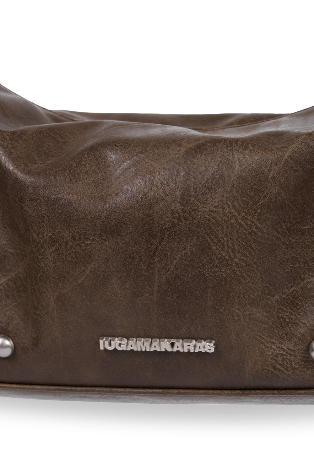 IUGA - Studded Hobo Bag (Brown)