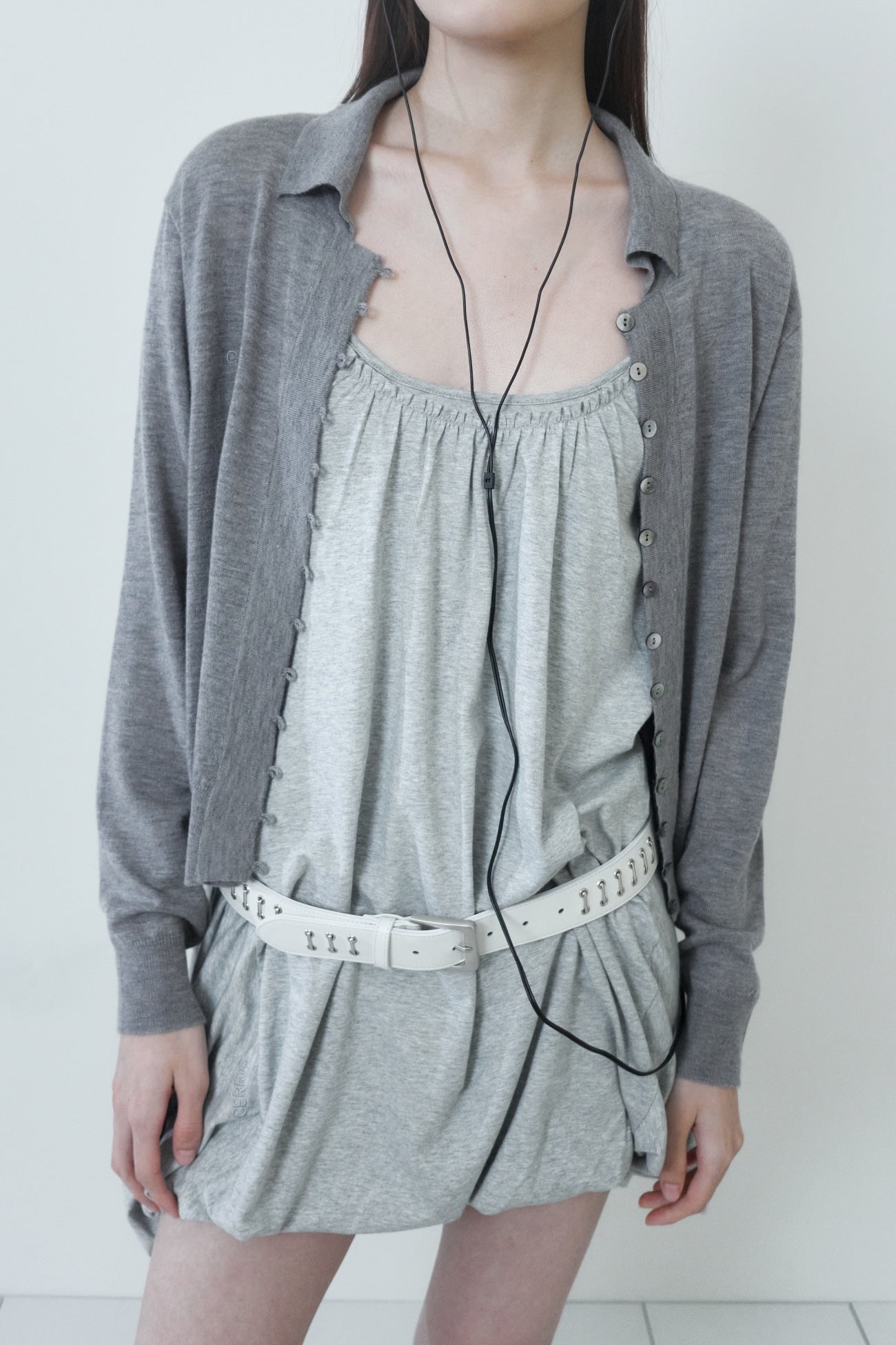 cerric - STAPLER BELT / WHITE