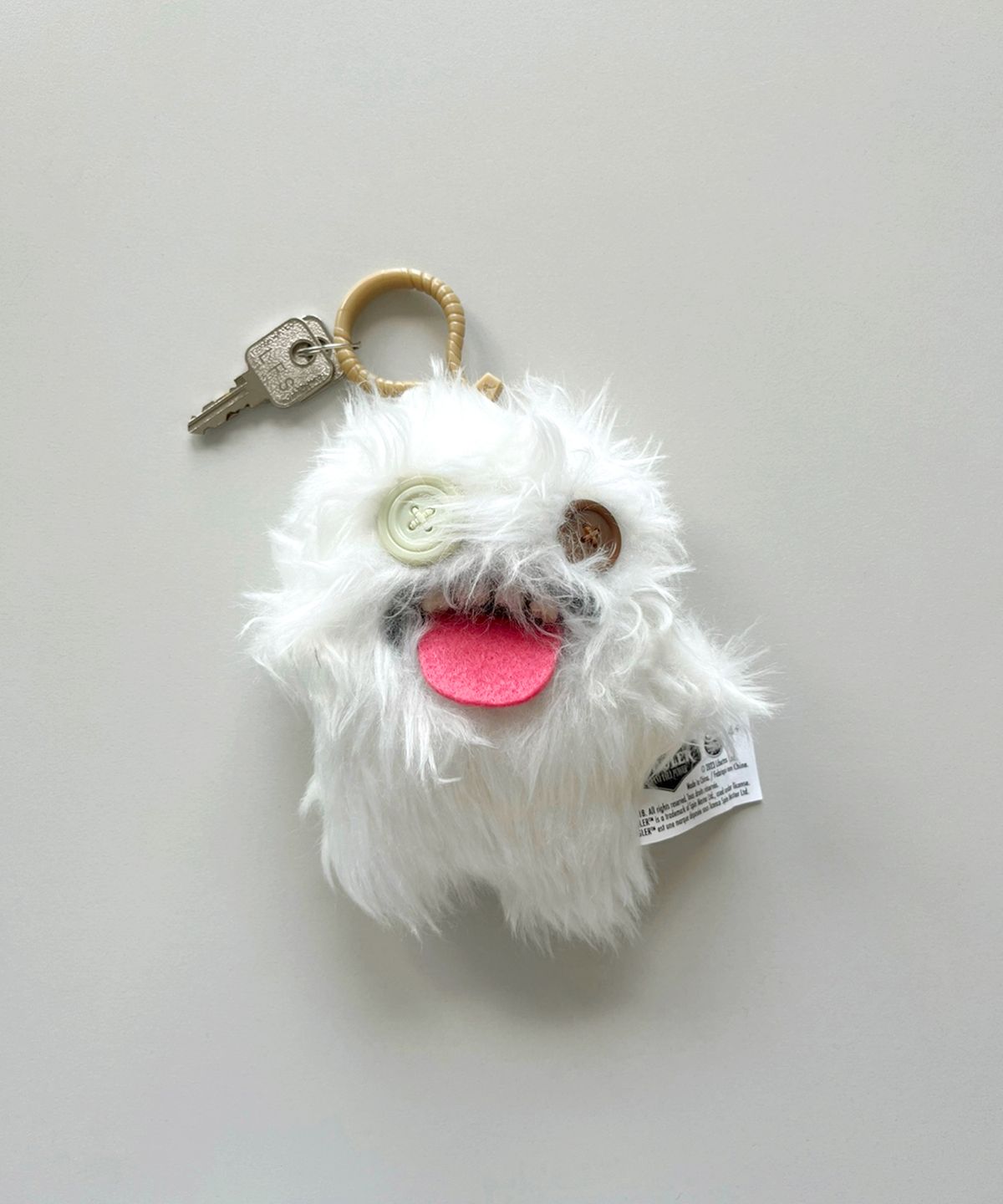 Fugglers Ugabuga White Keyring
