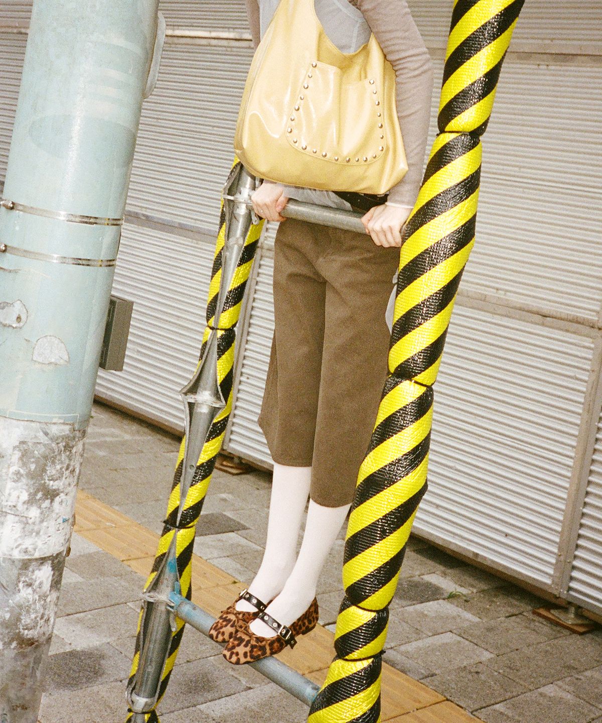 KHIHO - BUCKLE STRAP BALLERINA FLAT / LEOPARD