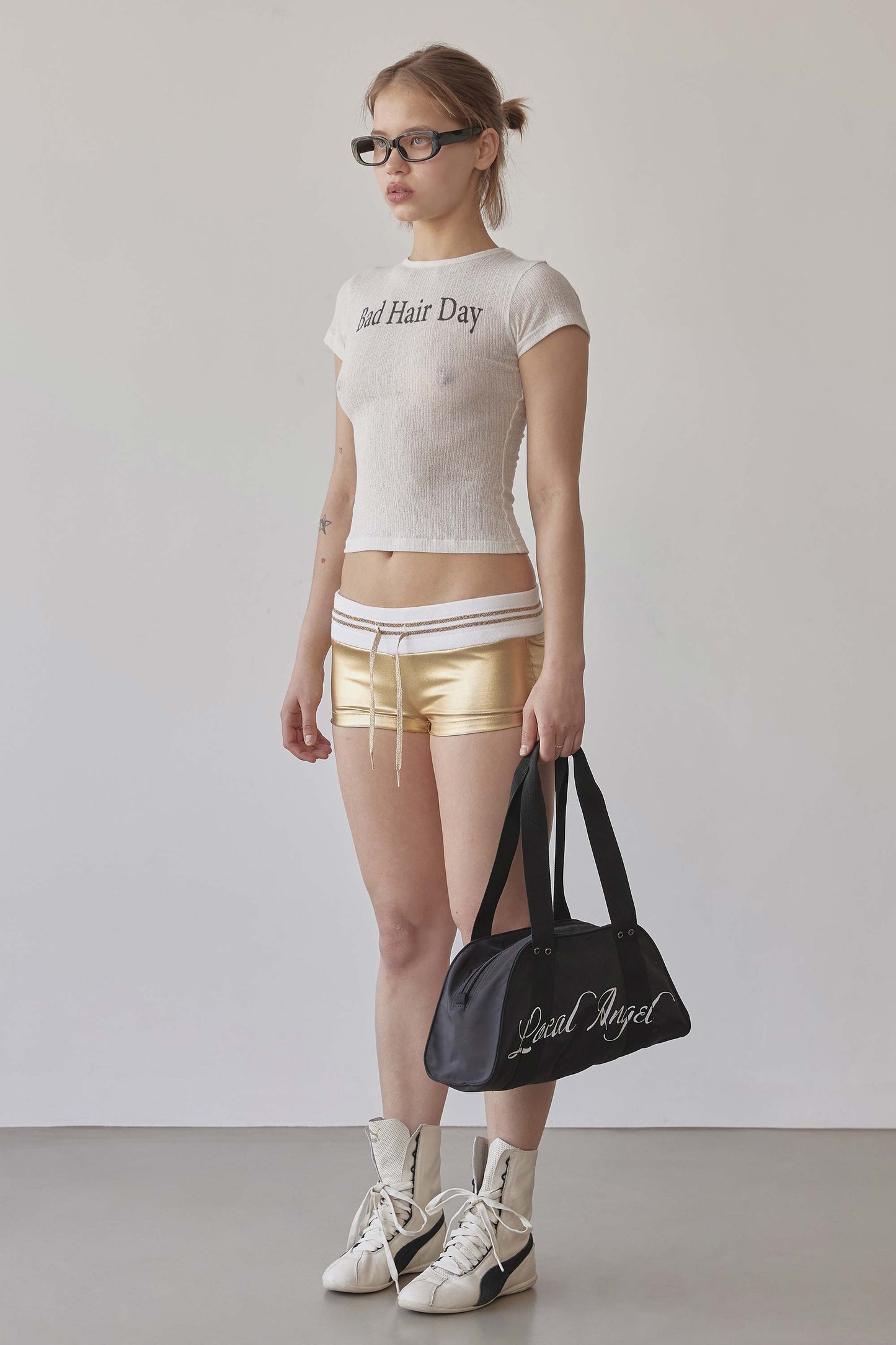 Sculptorpage - Bad Hair Day Tee White