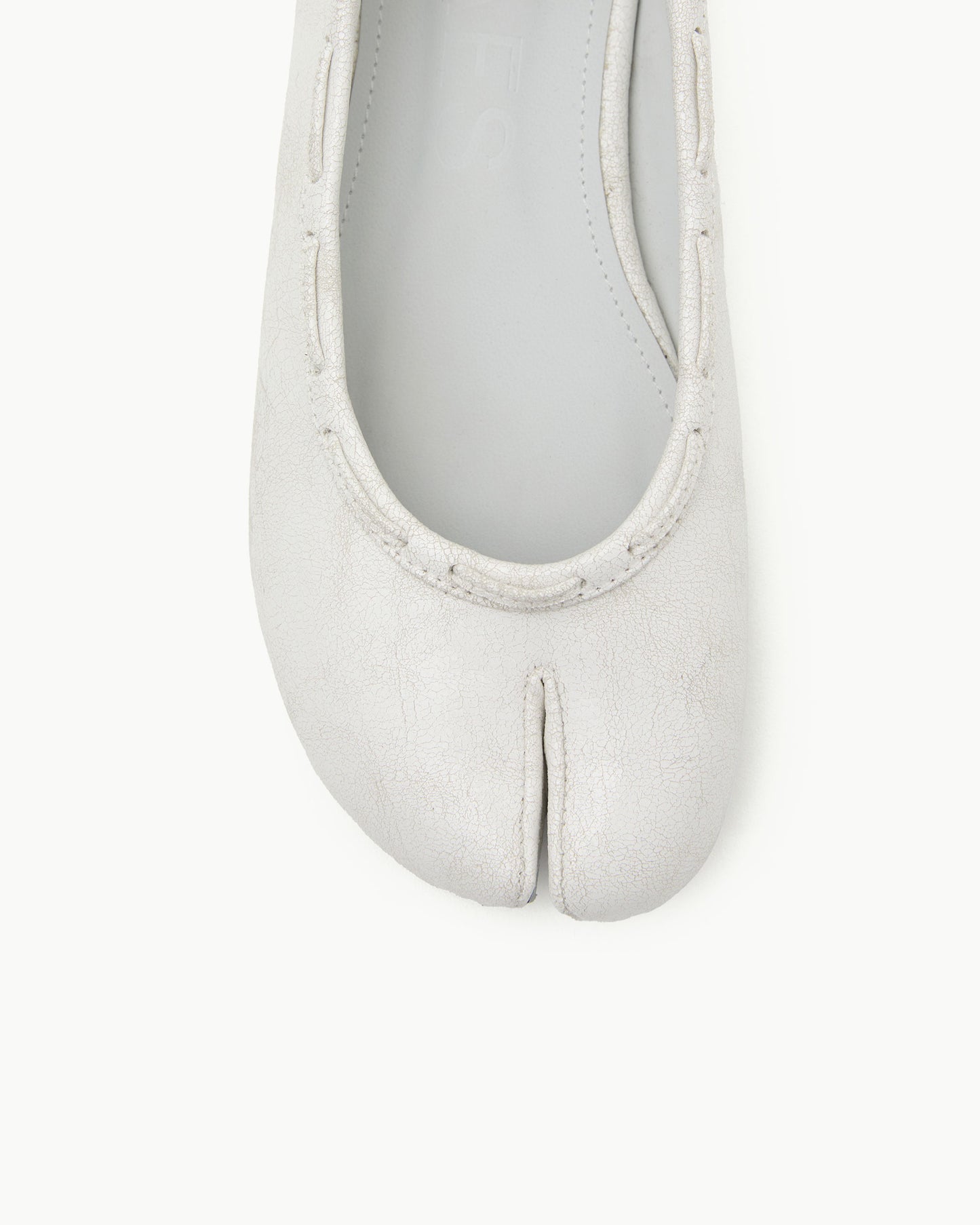 PAES - Leather String Flat / Vintage White