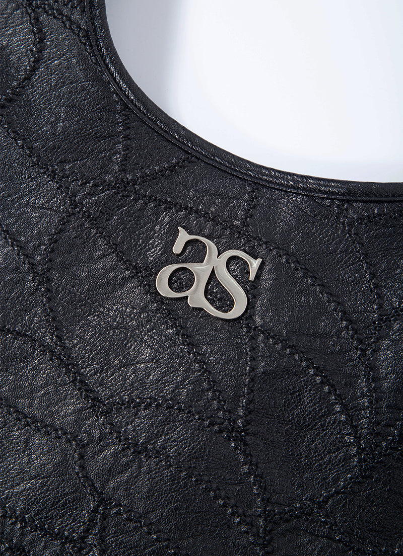 ASON - BECKY SHOULDER BAG / BLACK