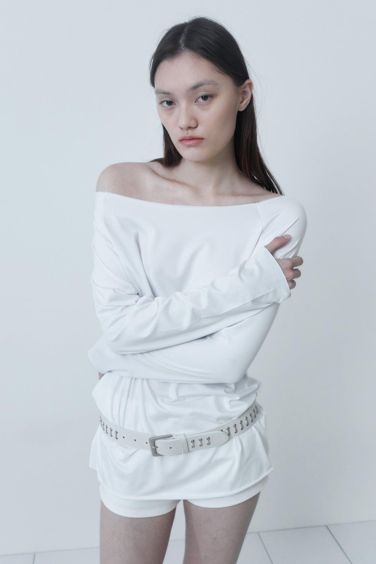 cerric - STAPLER BELT / WHITE