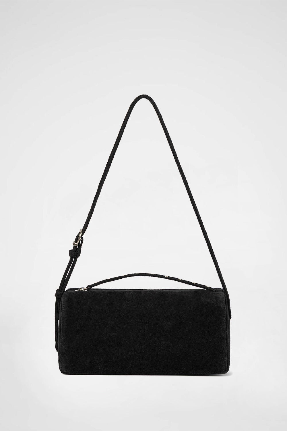 khiho - VELVA STUD BRICK BAG BLACK