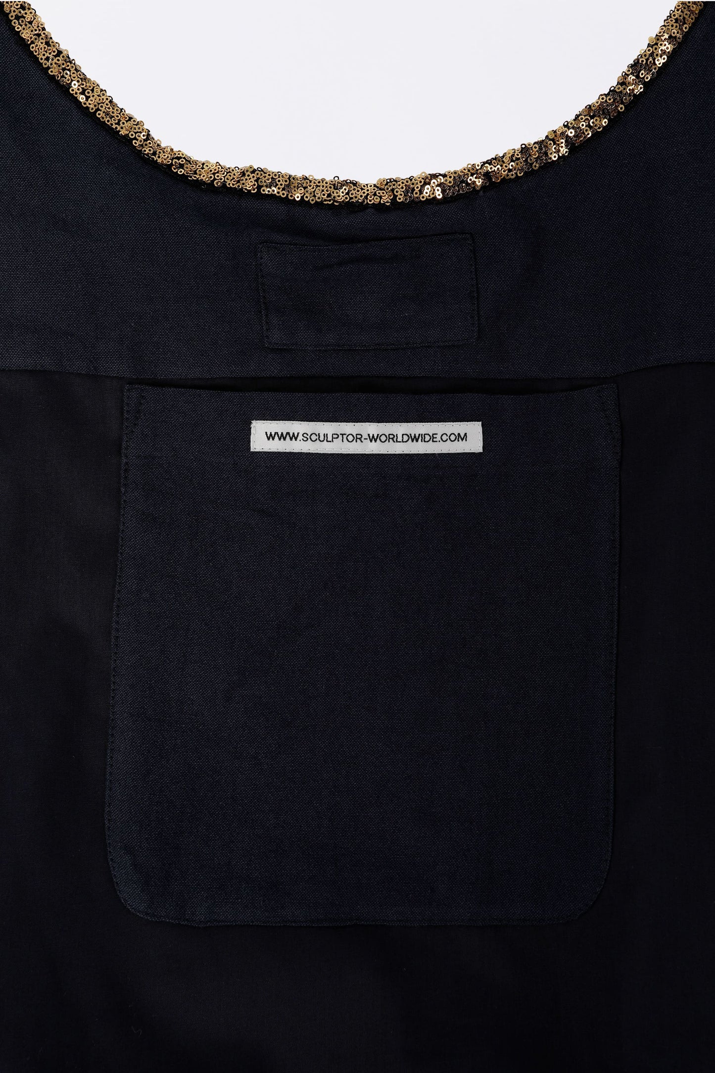 Sculptorpage - Terry Hobo Bag Navy