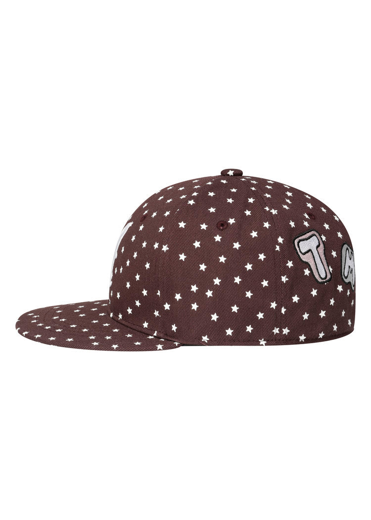 the museum visitor - TMV PATCH EMBROIDERY CAP (WINE)